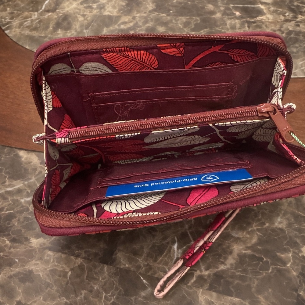 Floral Burgundy Women's Wallet